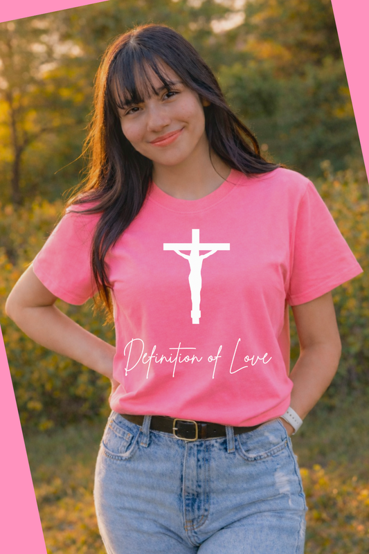 Definition of Love Tee - Pink