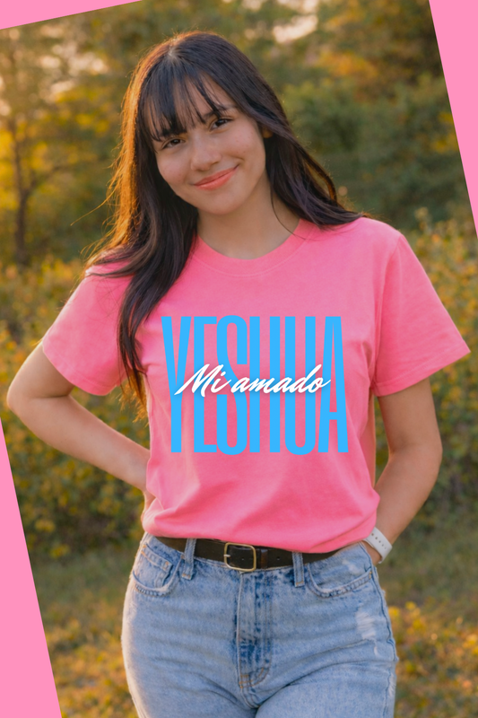 Yeshua Mi Amado Tee - Pink